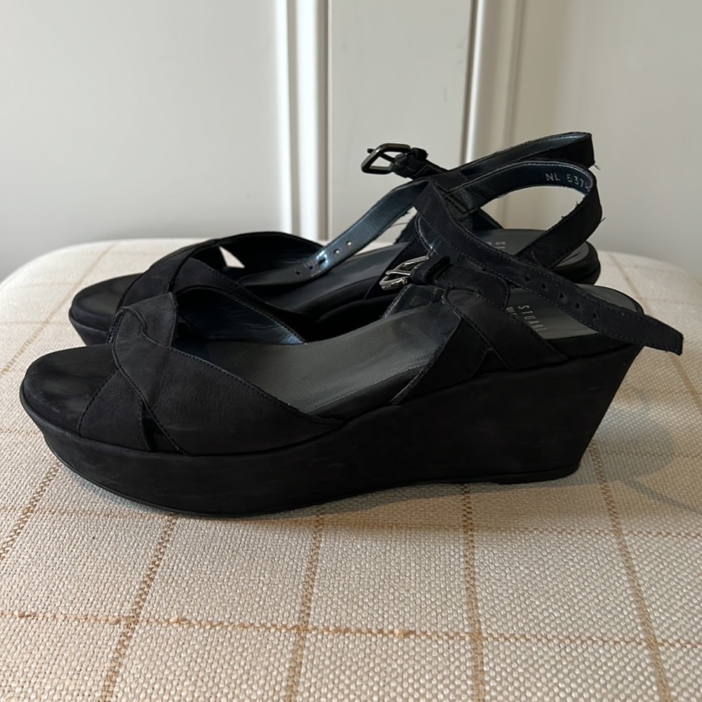 Stuart Weitzman, suede wedge